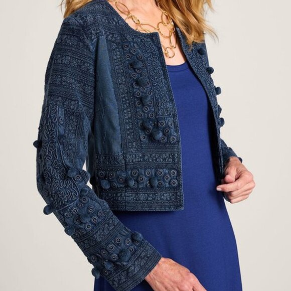 Soft Surroundings Theodora Bolero Jacket - Picture 3 of 11